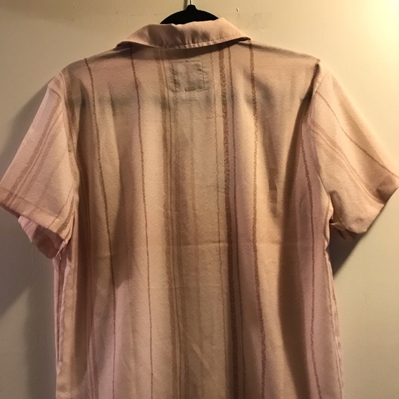 BoohooMAN short sleeve revere collar stripe shirt - Picture 5 of 5